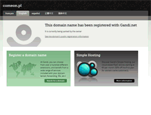 Tablet Screenshot of comeon.pl